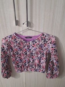 Cute Printed Girls Top