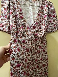Flower Printed Mini Dress🌸