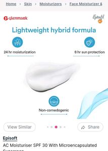 Episoft Moisturizer With Microencapsulated Sunscre
