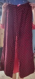 pure cotton unused night pant with drawstring and a combo of 9 unused earrings and 2 bracelet which have white stones on it.