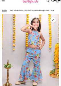 Crop And Sharara Set