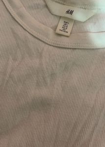 H&amp;M Ribbed Top + 1 Free Jewellery