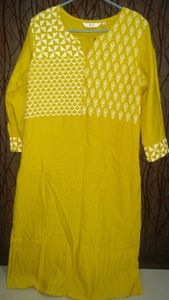 Max Fashion Mustard Yellow Kurta (S)