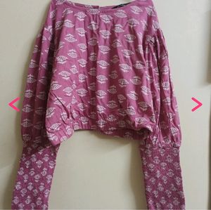 Pink Crop Top