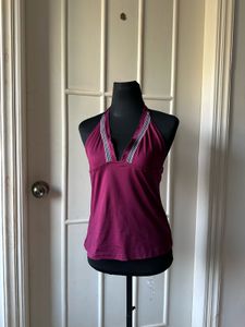 Cute Purple Halter Top