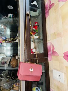 Peach Sling Bag