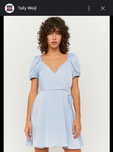 Tally Weijl Satin Wrap Dress