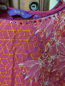 Floral Print Kurta