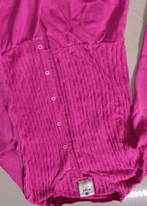 Rose Pink Cardigan with FREEGIFT