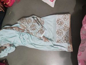 Elegant Embroidered Ready To Wear Saree