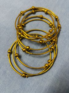 Set of 6 Gold Bangles