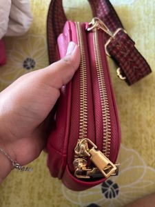 Red Crossbody Bag
