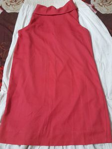 RED Highneck Dress