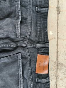 Zara Charcoal Grey Wide Leg Denim
