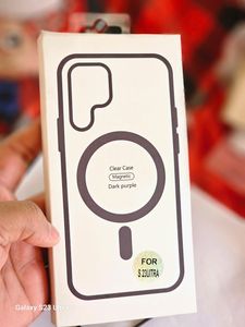 Cover For Samsung S23 Ultra (Magnetic Clear Case)