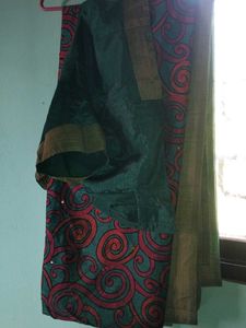 Radiant Harmony: Multicolour Elegance Saree