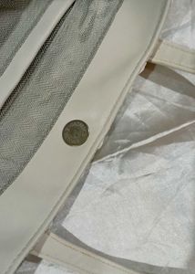 Ivory Quilted Tote Bag