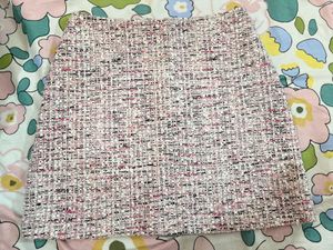 Korean Tweed Mini Skirt