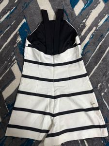 Zara Black N White Dress