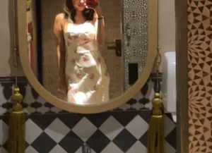 Zara Floral Dress w a Slit