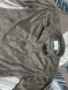 Brown Long Sleeve Shirt