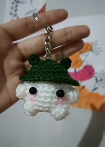 Crochet Frog Keychain