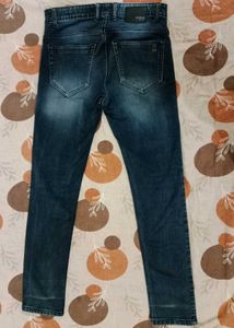 Dark Night 💤 Blue Jeans Slim Fit Mid Rise