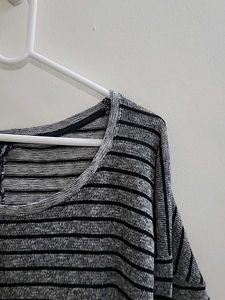 Striped Cropped Long Sleeve