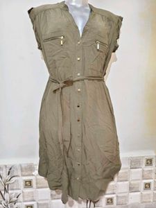 🎄Buy 1, Get 1 Free🎁M/L Olive Green Dress