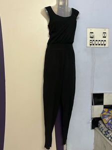 Vero Moda Branded Black Jumpsuit - Size L