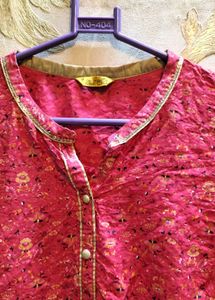 Aurelia Floral Print Tunic Top.Size 42.Length 40.