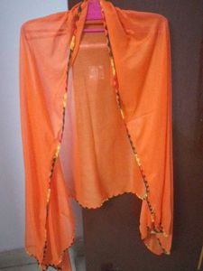 Pink Embellished Dupatta