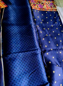 Nevy Blue Printed Saree