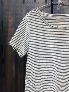 White &amp; Black Strips Tshirt