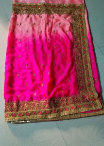 Full Designer Women Georgette Saree