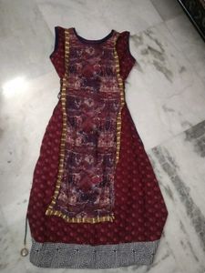 Ethnic Print Dress