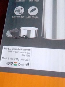 Coolton Slim Stainless Steel Water Bottle