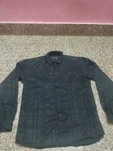 Men's Black Checkered Shirt