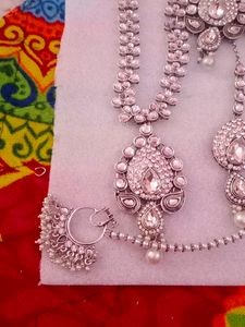 Sliver Kundon Jewellery Set