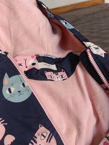 Cute Cat Print Kids Jacket