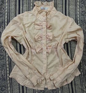 Bow Detail ruffle tops