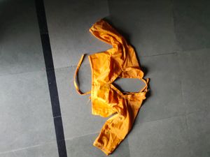 Mustered Color Rajputi Dress