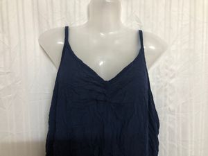 Blue Sleeveless Top