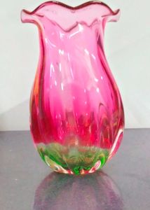 pink flower pot
