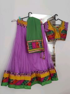 Light Purple Colour Lehenga Choli Duppata