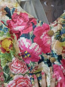 Floral Anarkali Kurta Set