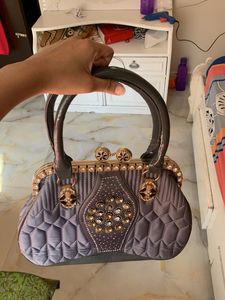 Grey Hand Bag