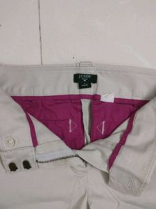 J crew women formal white Shorts