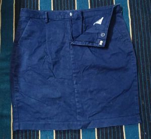 Blue Mini Skirt