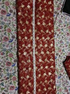 Red Party Wear Saree